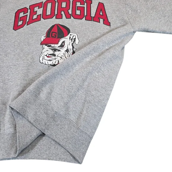 CHAMPION Georgia Bulldogs Crewneck Sweatshirt | M | UGA College Sportswear - Picture 4 of 15